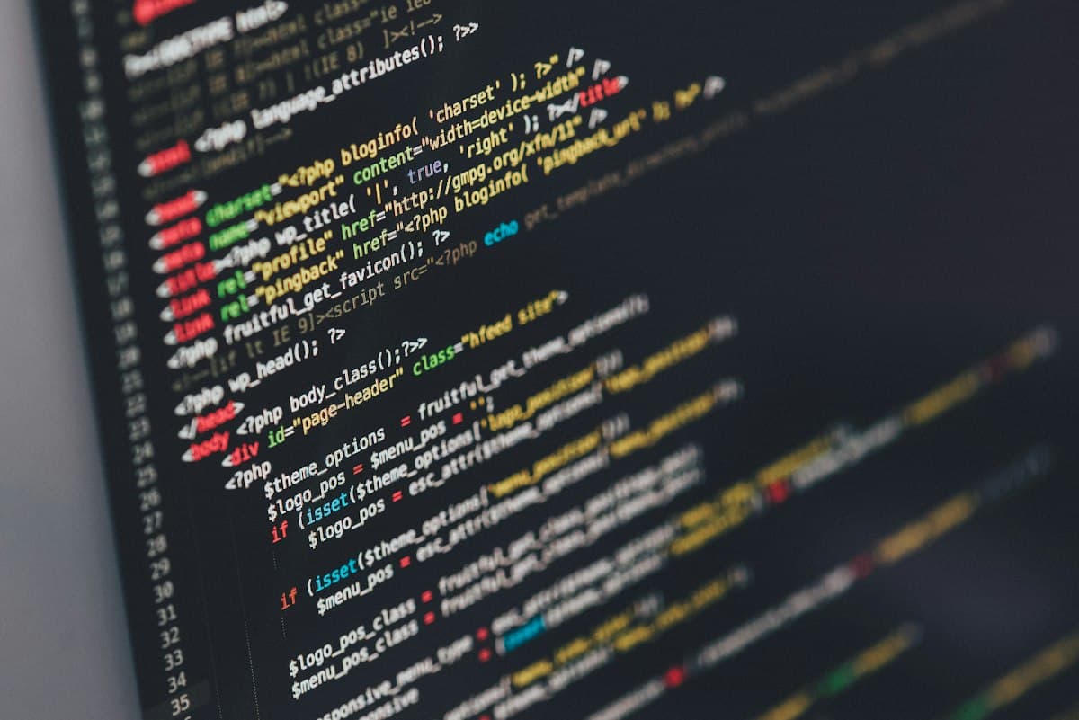 Source code open on a developer’s screen
